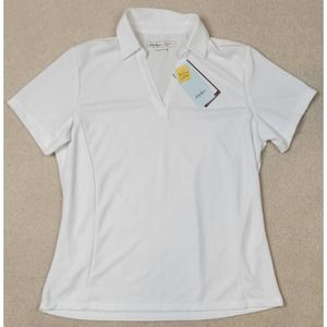 NWT New With Tags! Lady Hagan White Women's Shirt 30 SPF Large